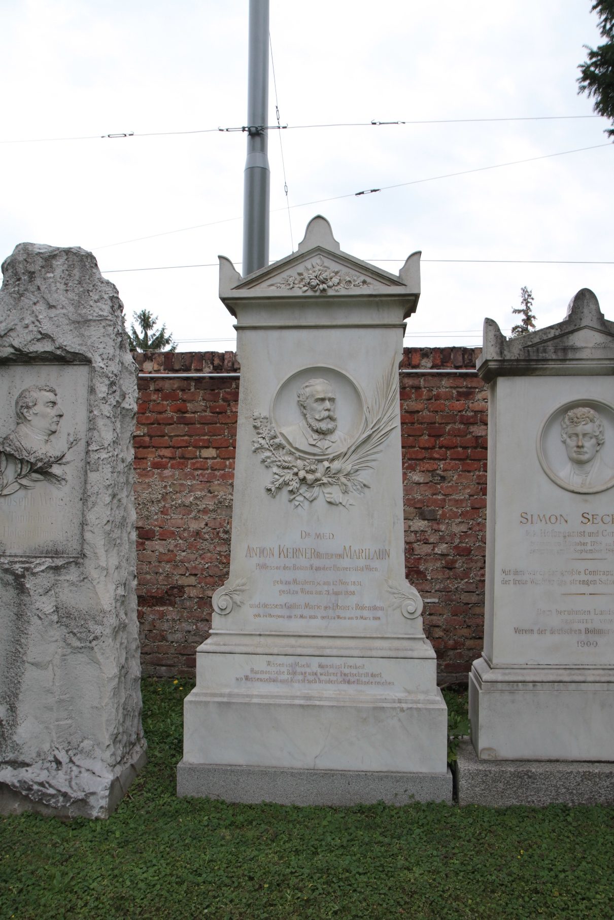 Anton Kerner von Marilaun's tomb, Vienna - 02.JPG